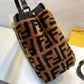 FI Peekaboo Handle Bag Brown For Women, Women’s Bags 14.9in/38cm FF