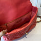 CHL 19 Flap Bag Gold Hardware Red For Women, Women’s Handbags, Shoulder Bags 10.2in/26cm AS1160 