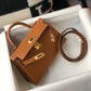 HM Mini Kelly 19 Sellier Epsom Brown Bag For Women, Handbags, Shoulder Bags 7.5in/19cm