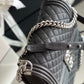 ChanelMedium Classic Flap Bag 25cm Black For Women A67086
