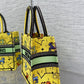 DI Small Book Tote Yellow, For Women, Women’s Handbags 26.5cm/10.5in CD M1265ZRTY_M930