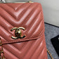 CHL Chevron Trendy CHL Phone Nude Bag For Women 18cm/7in