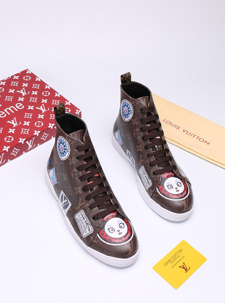 BL - LUV Stellar Trainer Boot Brown Sneaker
