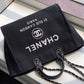 Chanel Deauville Tote Canvas Bag Black For Women, Women’s Handbags, Shoulder Bags 15in/38cm A66941
