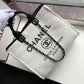 ChanelSmall Shopping Bag Silver Hardware White For Women, Women’s Handbags, Shoulder Bags 15.2in/39cm AS3257