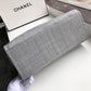 ChanelSmall Shopping Bag Silver Hardware Grey For Women, Women’s Handbags, Shoulder Bags 15.2in/39cm AS3257