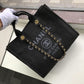Chanel Deauville Tote 38cm Black/Grey For Women A66941