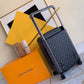 LV Horizon 55 Monogram Eclipse Canvas For Men, LuGucciage 21.7in/55cm LV M23002