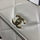 ChanelTrendy ChanelMaxi Top Handle Bag Grey For Women 9.8in/25cm