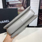 ChanelTrendy ChanelMaxi Top Handle Bag Grey For Women 9.8in/25cm