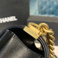 ChanelMini Boy HandBag Black For Women, Women’s HandBag, Shoulder And Crossbody Bags 7.8in/20cm