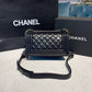 ChanelSmall Boy Handbag Silver Hardware Black For Women, Women’s Bags, Shoulder And Crossbody Bags 7.8in/20cm A67085