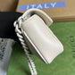 gg Marmont Super Mini Bag White For Women, Women’s Bags 6.2in/17cm gg