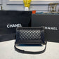 CHL Boy Handbag Silver Hardware Black For Women, Women’s Bags, Shoulder And Crossbody Bags 9.8in/25cm A67086