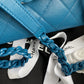 ChanelFlap Bag Red Hardware Grained Blue For Women, Women’s Handbags, Shoulder Bags 9.4in/24cm AS2303