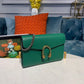 gg Dionysus Mini Chain Bag Emerald Green Metal-Free Tanned For Women 8in/20cm gg 401231 CAOGX 3120