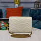 gg Marmont Matelassé Mini Bag White Matelassé For Women 8in/20cm gg 474575 DTD5N 9022