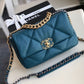 CHL 19 Handbag Teal For Women, Women’s Bags, Shoulder And Crossbody Bags 10.2in/26cm AS1160