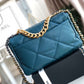 CHL 19 Large Handbag Teal For Women, Women’s Bags, Shoulder And Crossbody Bags 11.8in/30cm AS1161