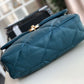 CHL 19 Large Handbag Teal For Women, Women’s Bags, Shoulder And Crossbody Bags 11.8in/30cm AS1161
