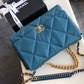 CHL 19 Maxi Handbag Teal For Women, Women’s Bags, Shoulder And Crossbody Bags 14in/36cm AS1162