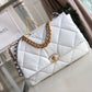 CHL 19 Maxi HandBag White For Women, Women’s Bags, Shoulder And Crossbody Bags 14in/36cm AS1162