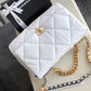CHL 19 Maxi HandBag White For Women, Women’s Bags, Shoulder And Crossbody Bags 14in/36cm AS1162