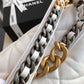 CHL 19 Maxi HandBag White For Women, Women’s Bags, Shoulder And Crossbody Bags 14in/36cm AS1162