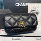 CHL 19 Waist Bag Black For Women, Women’s Bags 7.8in/20cm AS1163