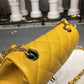 ChanelMini Flap Bag Caviar Yellow For Women, Women’s Bags, Shoulder And Crossbody Bags 6.7in/17cm A35200
