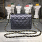 ChanelMini Flap Bag Caviar Black For Women, Women’s Bags, Shoulder And Crossbody Bags 6.7in/17cm A35200