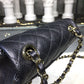 ChanelMini Flap Bag Caviar Black For Women, Women’s Bags, Shoulder And Crossbody Bags 6.7in/17cm A35200