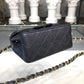 ChanelMini Flap Bag Caviar Black For Women, Women’s Bags, Shoulder And Crossbody Bags 6.7in/17cm A35200