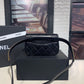 CHL Chain Infinity Waist Belt Bag Black For Women, Women’s Bags 6.7in/17cm