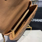 ChanelLarge Flap Bag With Top Handle Light Brown For Women, Women’s Handbags, Shoulder And Crossbody Bags 11in/28cm A92991