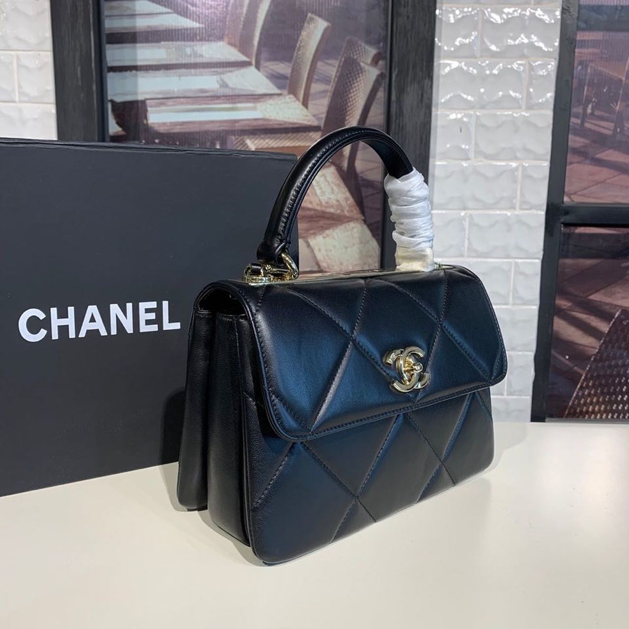 ChanelTrendy ChanelBag Black For Women, Women’s Handbags, Shoulder And Crossbody Bags 10.2in/26cm