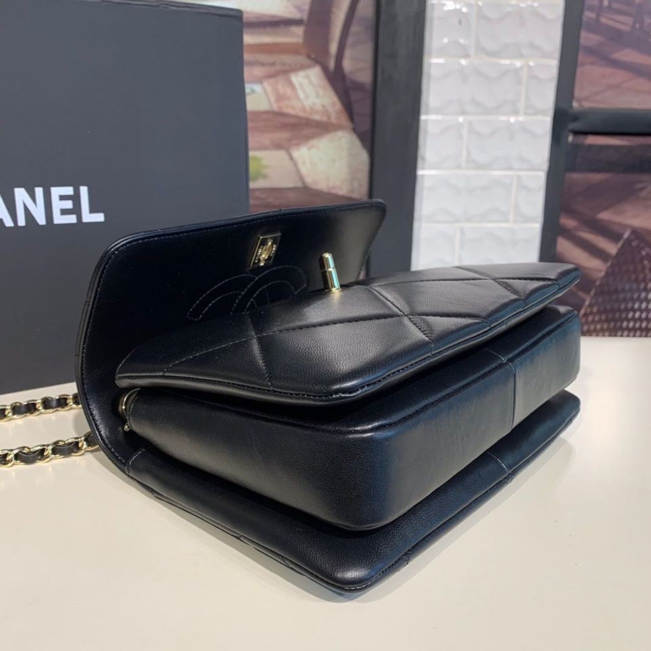 ChanelTrendy ChanelBag Black For Women, Women’s Handbags, Shoulder And Crossbody Bags 10.2in/26cm