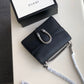 gg Dionysus Mini Bag Black Metal-Free Tanned For Women 7.5in/20cm gg 421970 CAOGN 8176