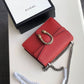 gg Dionysus Mini Bag Hibiscus Red Metal-Free Tanned For Women 7.5in/20cm gg 421970