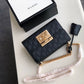 gg Padlock Small gg Signature Shoulder Bag Black gg Signature For Women 7.9in/20cm gg 409487 CWC1G 1000