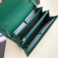 gg Dionysus Mini Chain Bag Emerald Green Metal-Free Tanned For Women 8in/20cm gg 401231 CAOGX 3120