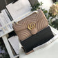 gg Marmont Matelassé Shoulder Bag Dusty Pink Matelassé Chevron For Women 10in/26cm gg 443497 DTDIT 5729