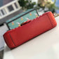 gg Marmont Small Matelassé Shoulder Bag Hibiscus Red Matelassé Chevron For Women 10in/26cm  gg 443497 DTDIT 6433