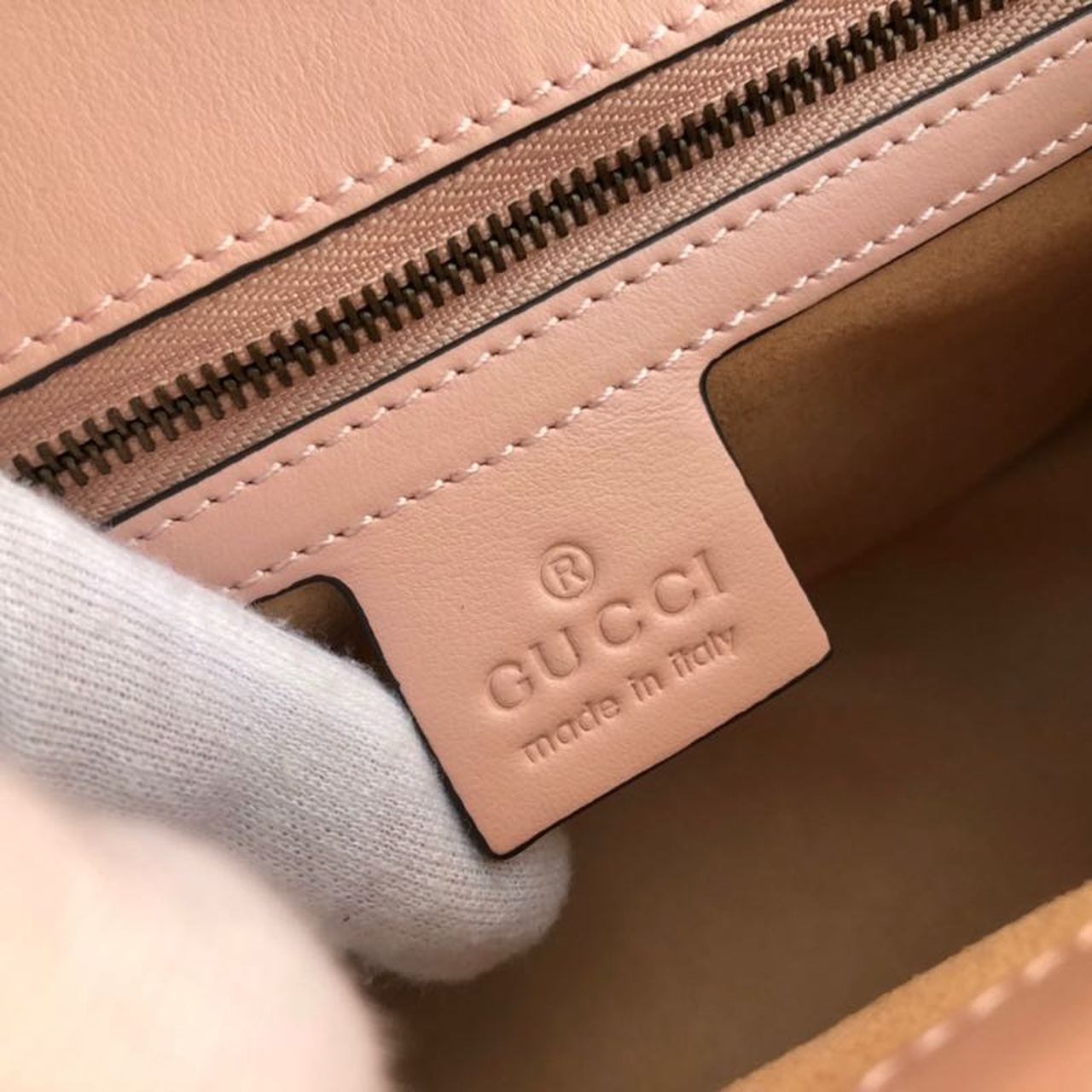 gg Marmont Small Matelassé Shoulder Bag Dusty Pink Matelassé Chevron For Women 10in/26cm gg 443497 DTDIT 5729