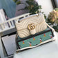 gg Marmont Matelassé Mini Bag  White  For Women 8.5in/22cm gg 446744 DTDIT 9022