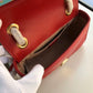 gg Marmont Matelassé Mini Bag  Red Matelassé Chevron  For Women 8.5in/22cm gg 446744