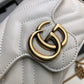 gg Marmont Matelassé Super Mini Bag White Matelassé Chevron For Women 6.2in/16.5cm gg 476433 DTDCT 9022