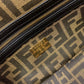 FI Baguette Raffia Fabric Black For Women, Women’s Bags 10.6in/27cm FF 8BR600AKBYF1HOG
