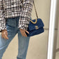 CHL 19 Handbag Denim Blue For Women, Women’s Flap Bag, Shoulder And Crossbody Bags 10.1in/26cm AS1160 B02876 N6832