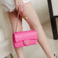 Chanel Classic Flap With Charm Chain With Chanel Ball On Strap Bag 20cm Gold Toned Hardware Lambskin Leather Spring/Summer Collection, Pink